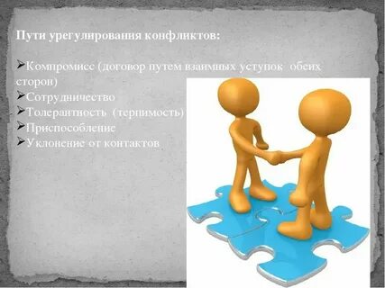 Стратегия подчинения уступки приспособления