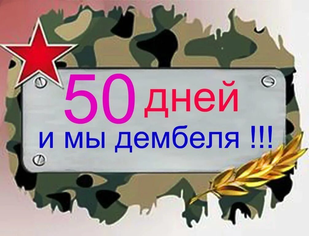 111 до дембеля. 50 Дней до дембеля. 50 Дней до ДМБ. До дембеля 50. Поздравляю 50 дней до дембеля.