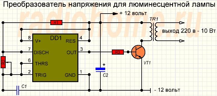 трансформаторный мультивибратор на 2 транзисторах схема. 1. простой преобразователь напряжения 12-220 вольт схема. высоковольтный мультивибратор схема. схема стабилизированного преобразователя напряжения 12 220 в.
