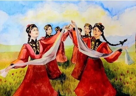 Калмыки рисунок