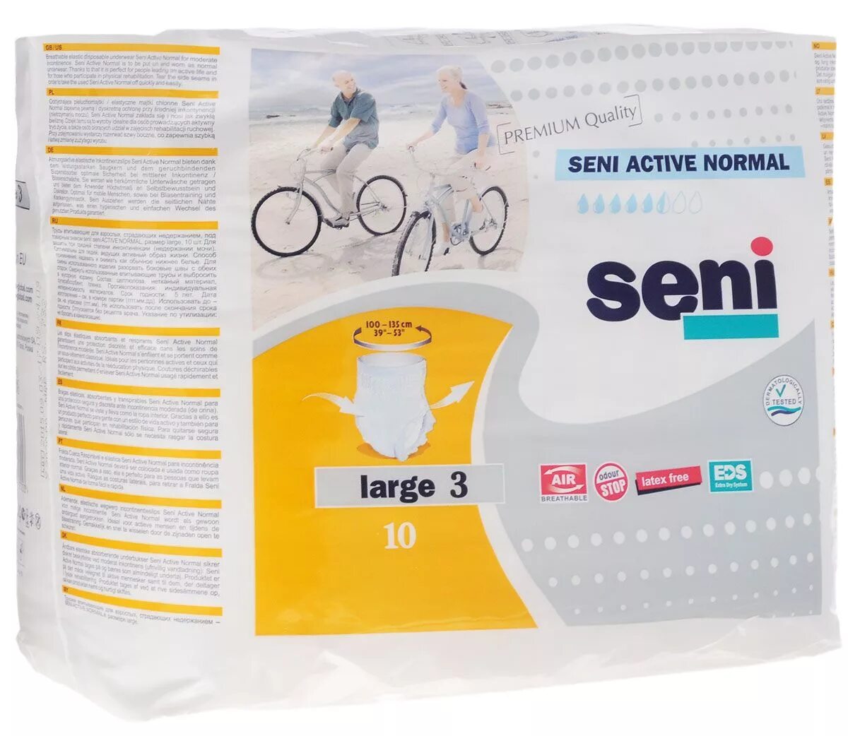 Подгузники-трусы Seni Active normal 10 шт. Подгузники-трусы Seni Active normal 10 шт l.