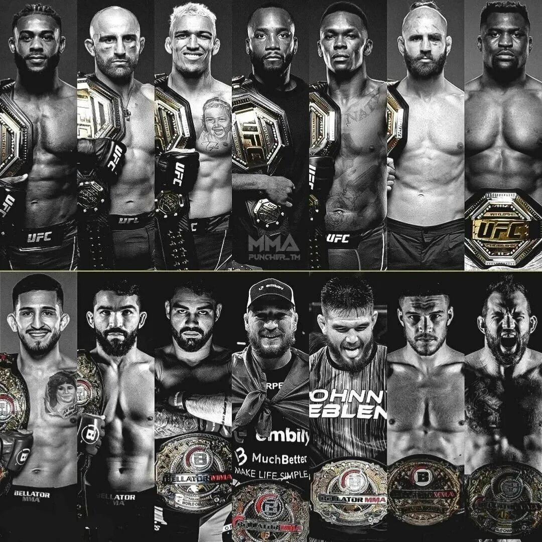 UFC vs Bellator. Топ 5 UFC полулегкий вес 2024 год. RIZIN vs Bellator.