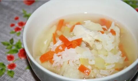 Суп с филе и рисом