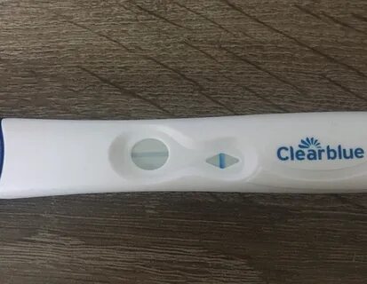 На тесте clearblue