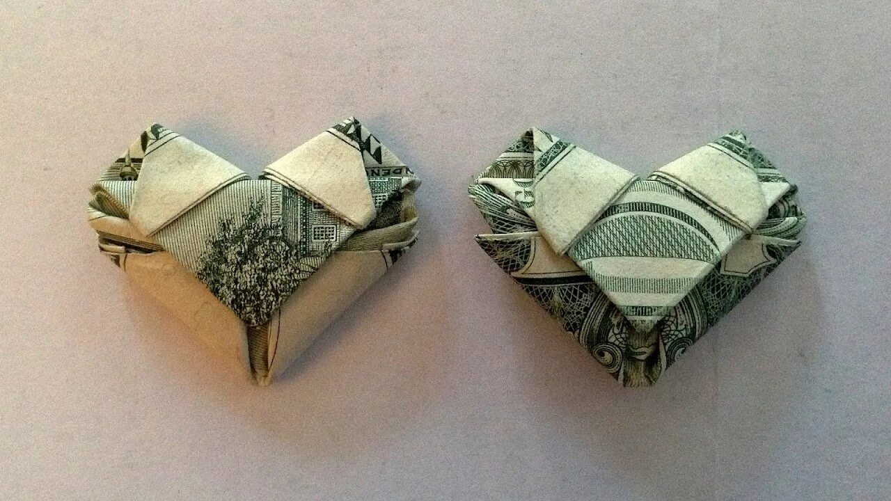 Как сделать сердечко из купюры. Сердце из купюры. сердечко из купюры. сердце из денежной купюры. сердечко из доллара.
