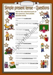 Make present simple questions
