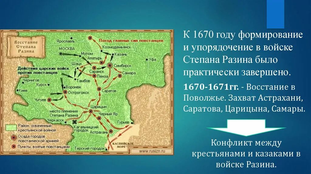 Какой город стал центром антиримского восстания. Требования в 1670 году Степана Разина. Восстание Степана Разина в Поволжье. Бунты в Поволжье. 1670 Год в истории России.