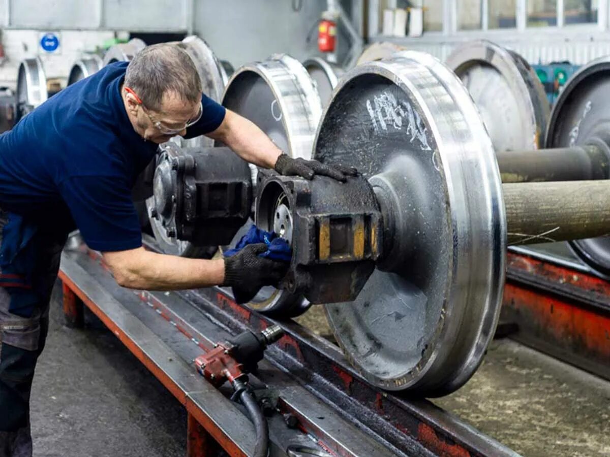 технический осмотр буксового узла