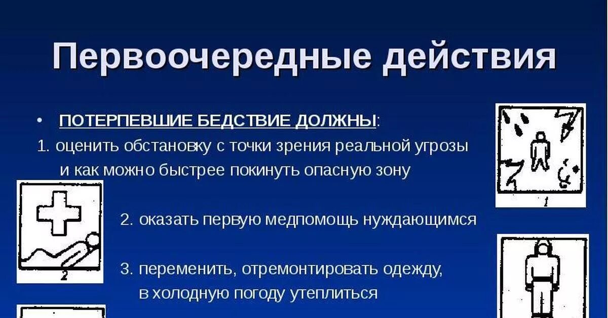 Какие действия должны быть первоочередными и почему