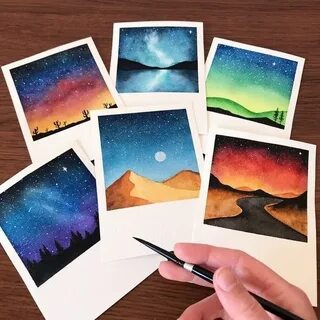 Рисунок из акварели легкий