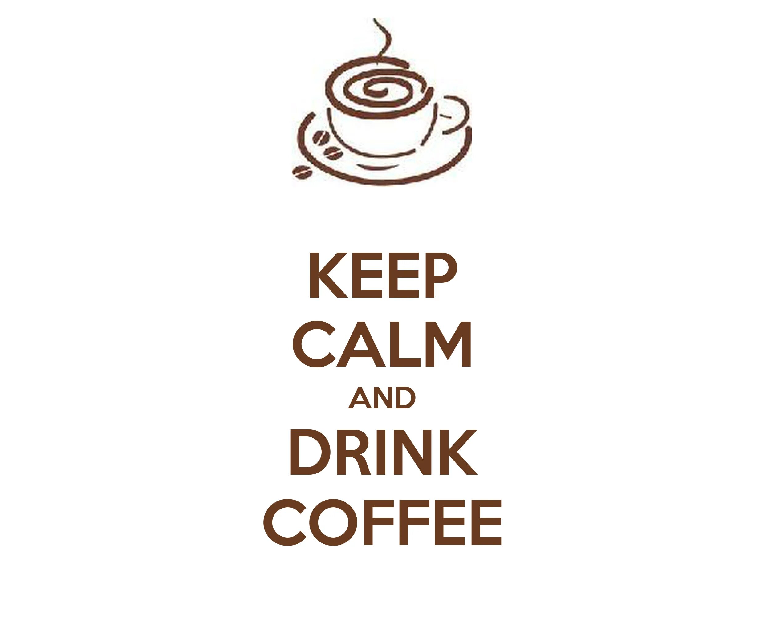 I m drinking coffee