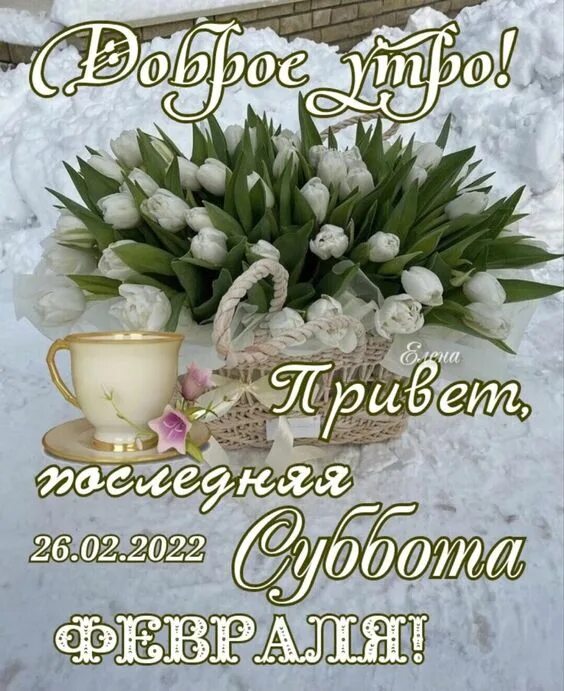 Доброе утро последняя суббота. С последним днем февраля доброе утро. Доброе последний дни февраля субботы утром. Последняя суббота февраля доброе утро. Доброе субботнее утро февраля.