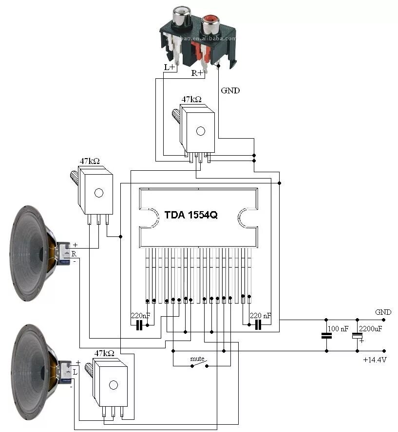 Tda8947j усилитель микросхема УНЧ tda 8947j tda8947 и другое