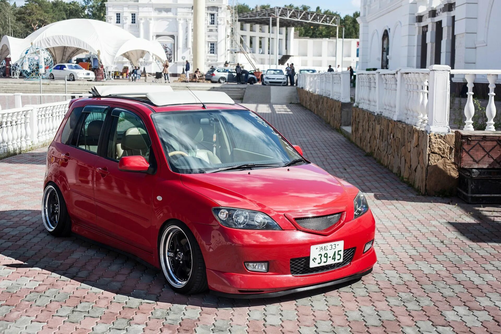 Mazda dy. Мазда Демио стенс. Мазда Demio 2003 Tuning. Mazda Demio 1.5. Mazda Demio/2.