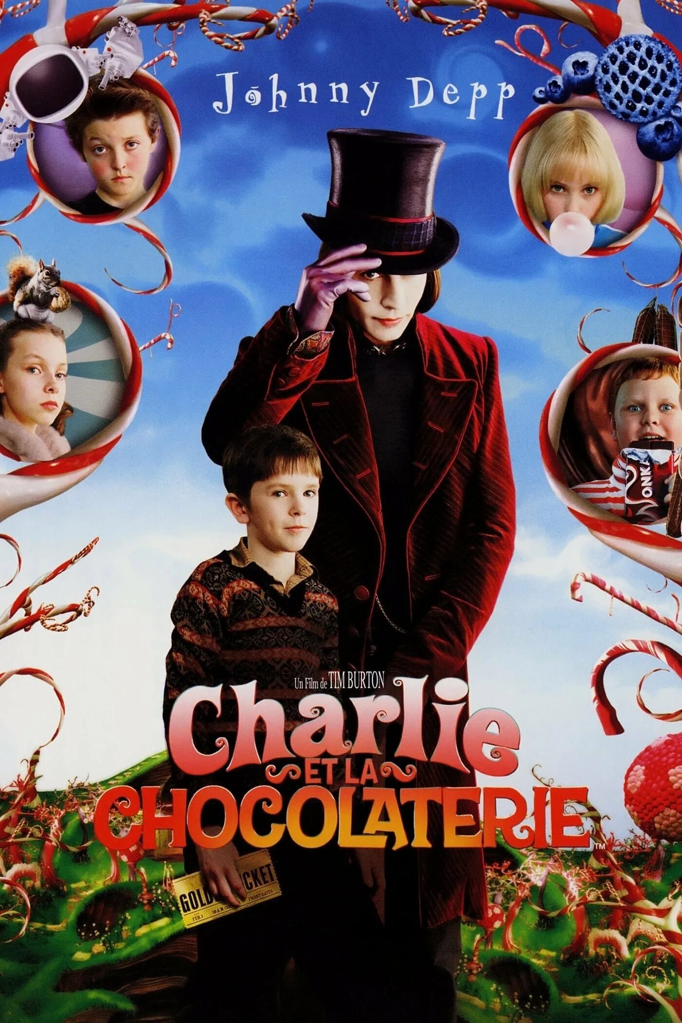 Фф чарли и шоколадная фабрика. Джонни депп чарли и шоколадная фабрика. charlie and the chocolate factory 2005 poster.