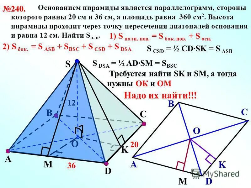 Какие из данных многогранников являются пирамидами