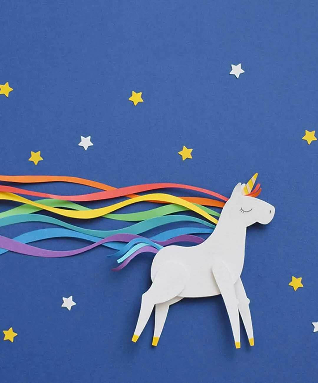 поделка единорог. поделка единорог. аппликация единорог. единорожек из бумаги. единорожек из бумаги.