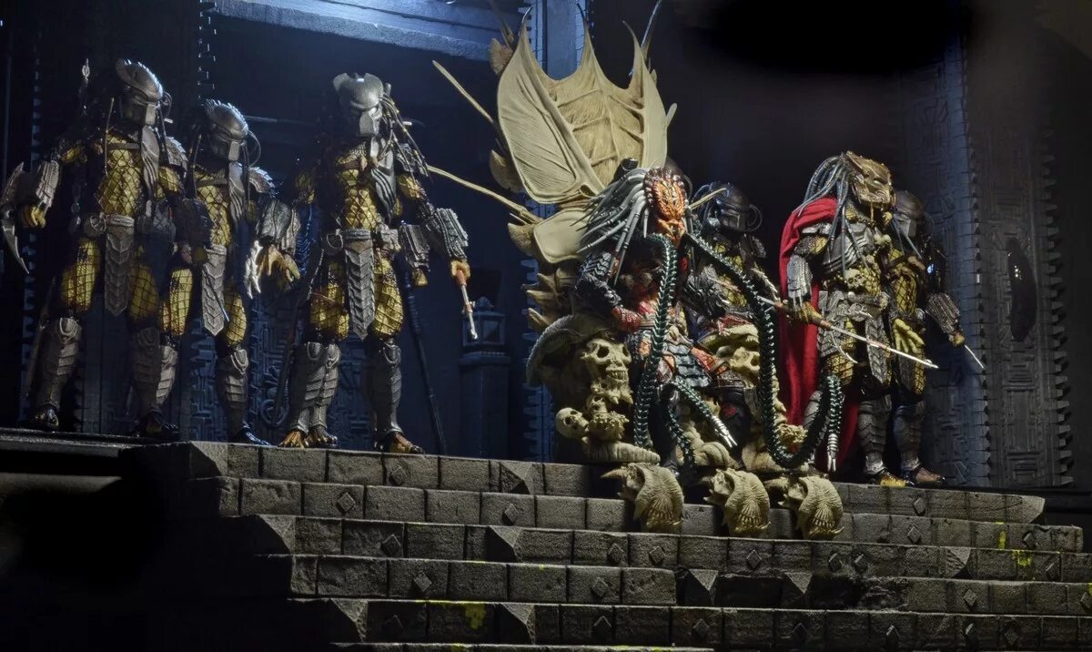 NECA Predator Deluxe Clan leader. NECA Predator Clan leader. Кланы Яутжа. Кланы хищников Яутжа.