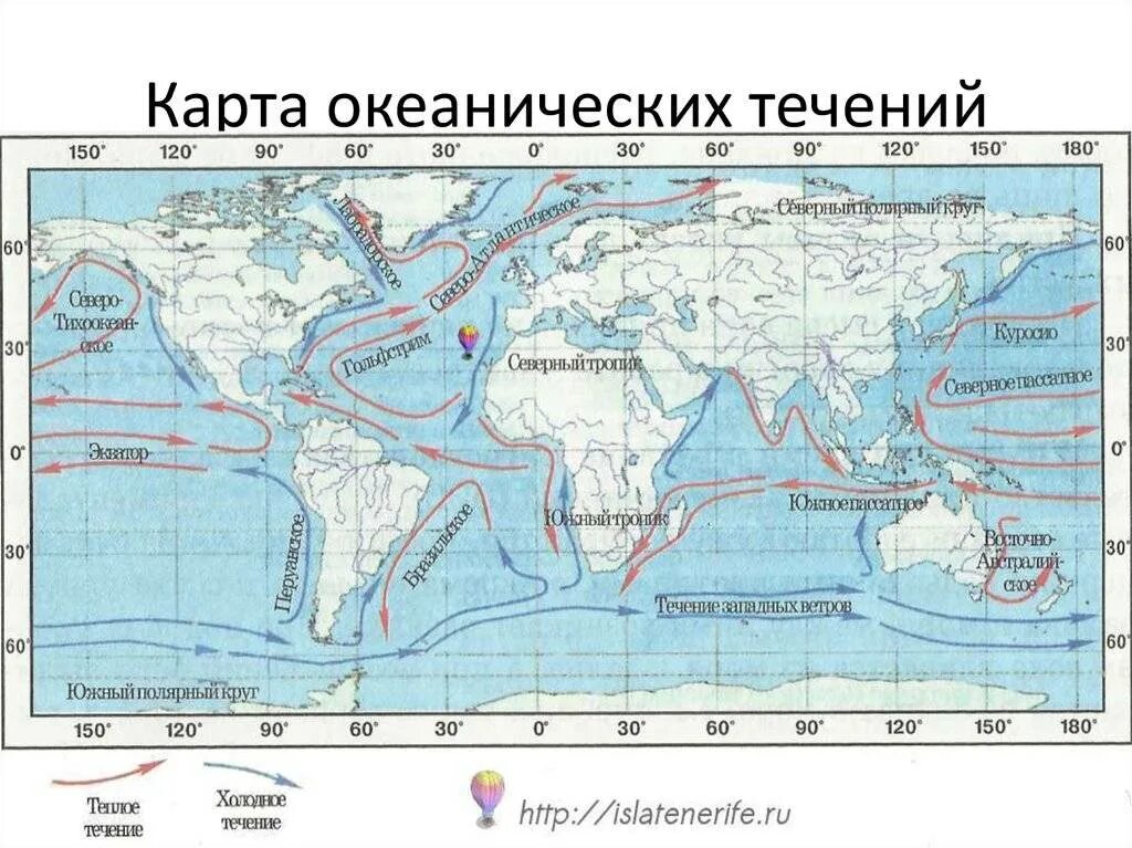 Течения в морях и океанах. Тёплые и холодные течения на карте мирового океана. Тёплые течения мирового океана на карте. Карта холодных течений мирового океана.