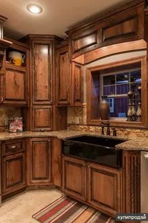 Красивые кухни из дерева