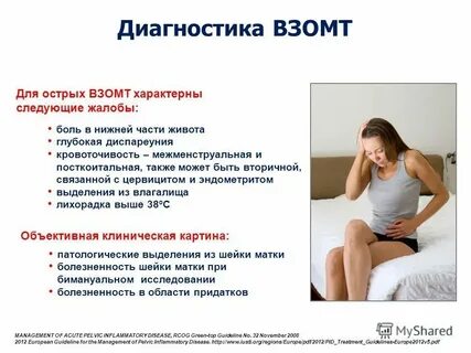 Острые заболевания органов малого таза