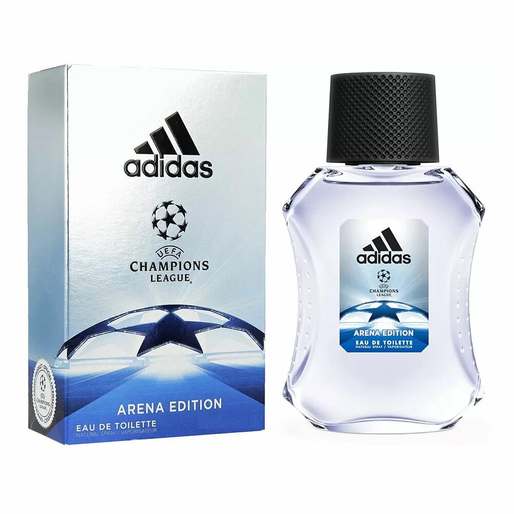 Туалетная вода adidas 50мл Arena Edition муж. Дезодорант спрей adidas UEFA Champions League Arena Edition. Духи мужские адидас Champions League. Адидас лига чемпионов туалетная вода. Вода адидас мужские