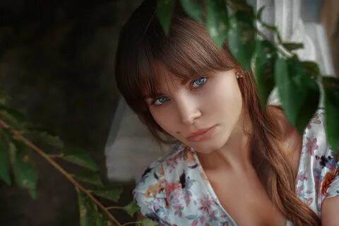 Blue eyed model