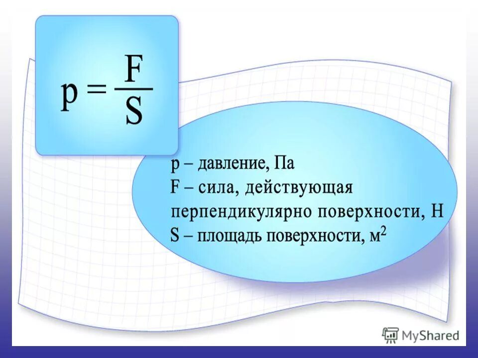 Площадь физика 7 класс. Формула нахождения давления. Как вычислить давление в физике. Формула измерения давления жидкости. Формулы для нахождения давления физика.