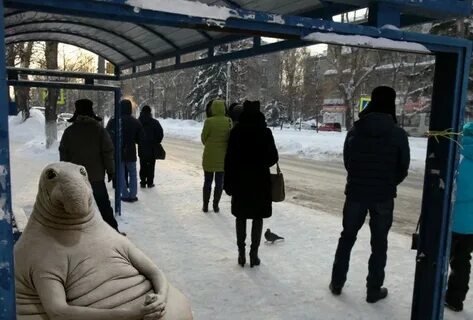 Подождал автобус