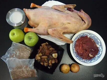 Гусь с гречкой