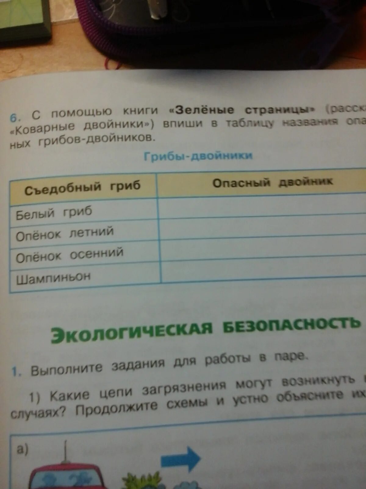 Книга зеленые страницы текст коварные двойники. Книга зеленые страницы коварные двойники. Помощь книга. Впиши в таблицу названия опасных грибов двойников. С помощью книги зеленые страницы рассказ коварные.