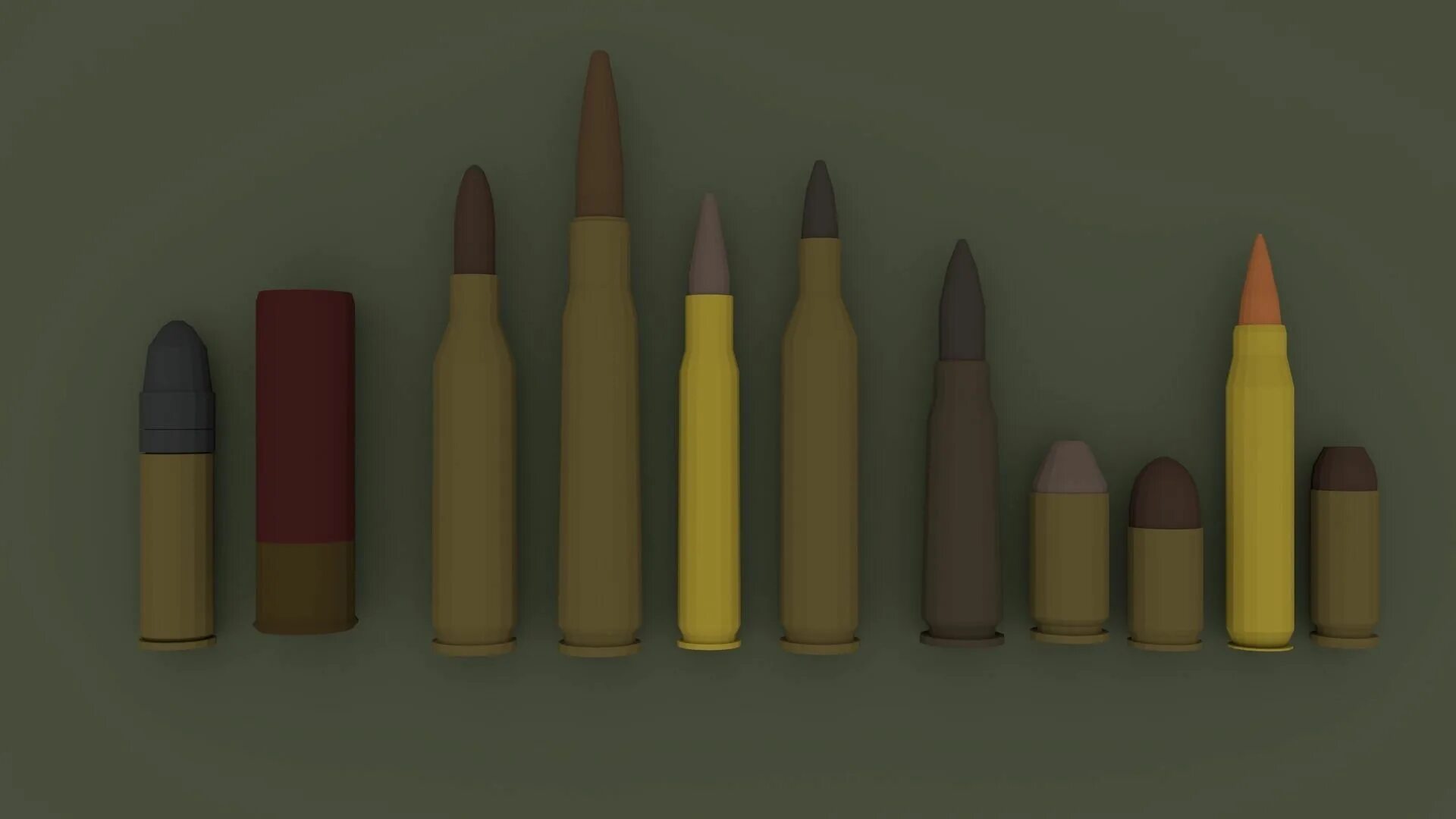 Патрон 3д модель. Low poly патрон 5,45. 3d патроны лоу поли. low poly модель пули.