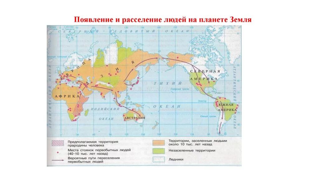 Расселение современного человека. Расселение древних людей по земле. Расселение людей на планете. Карта расселения людей. Основные направления расселения человека.