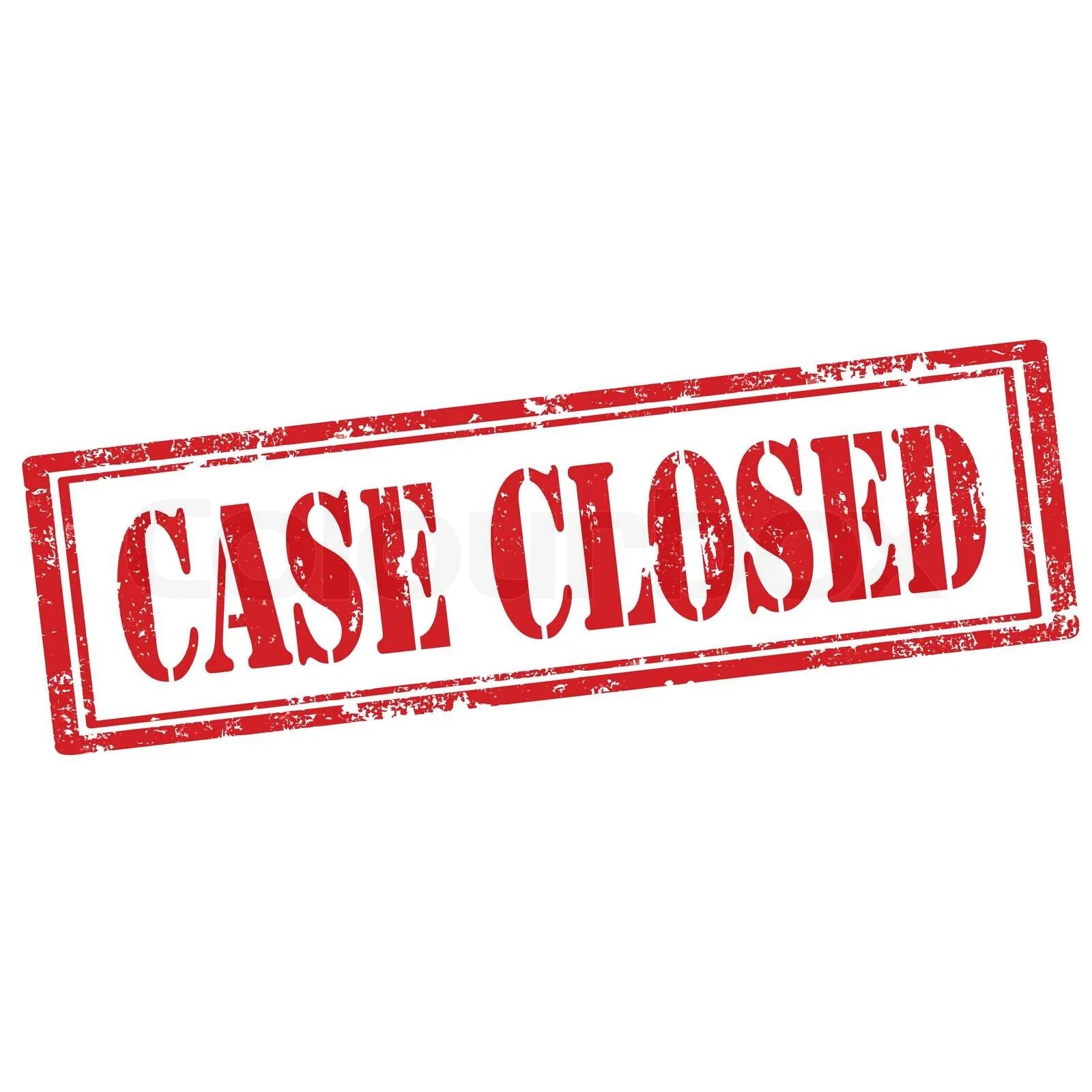 Case is closed. Case closed. штамп дело закрыто. надпись closed. дело закрыто без фона.