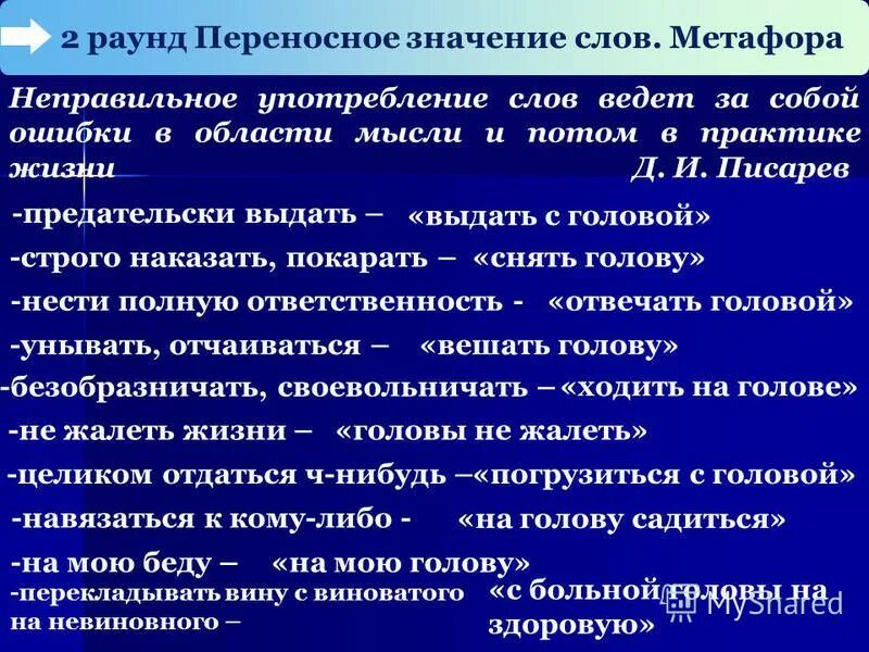 Значение слова ведомый. Неправильное употребление слов ведет за собой ошибки в области. Писарев о неправильном употреблении.