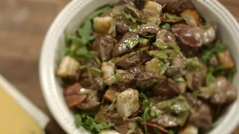 Соленая куриная печень