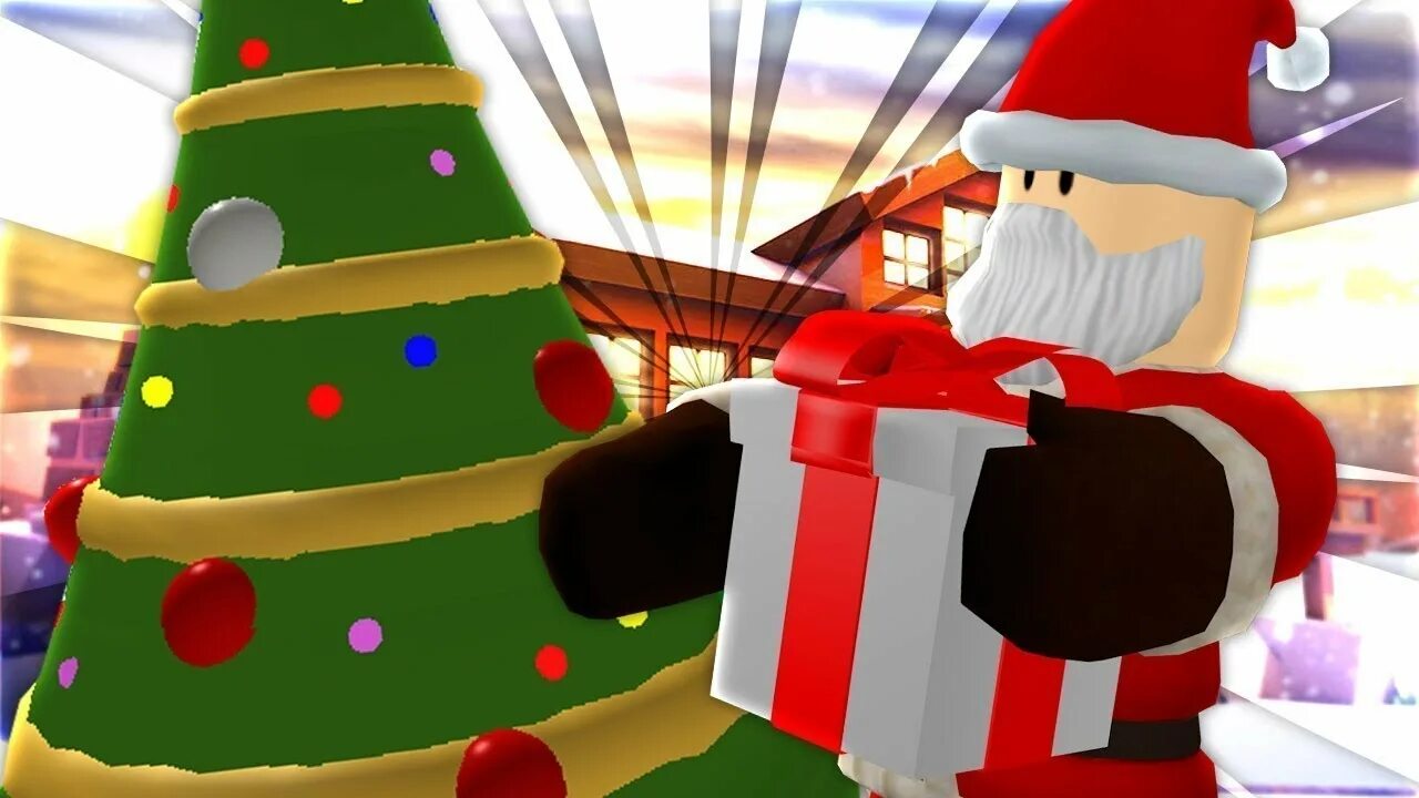 Roblox новое видео. Новый год в РОБЛОКСЕ. Christmas РОБЛОКС. Новогодняя открытка РОБЛОКС.