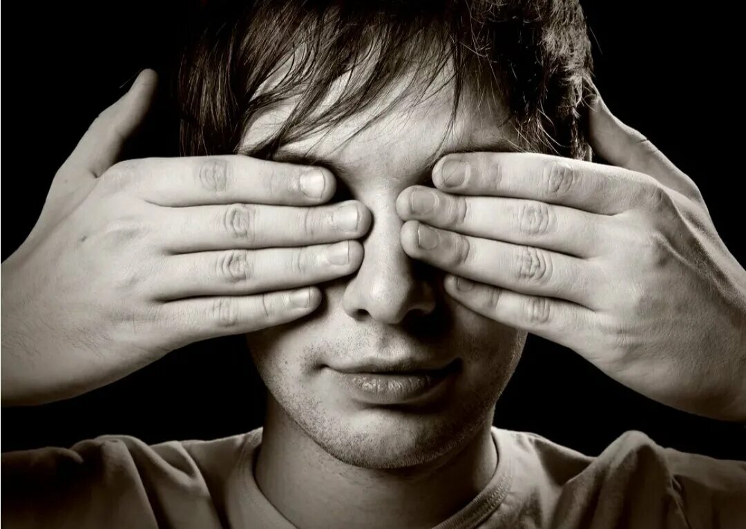 Covering my eyes