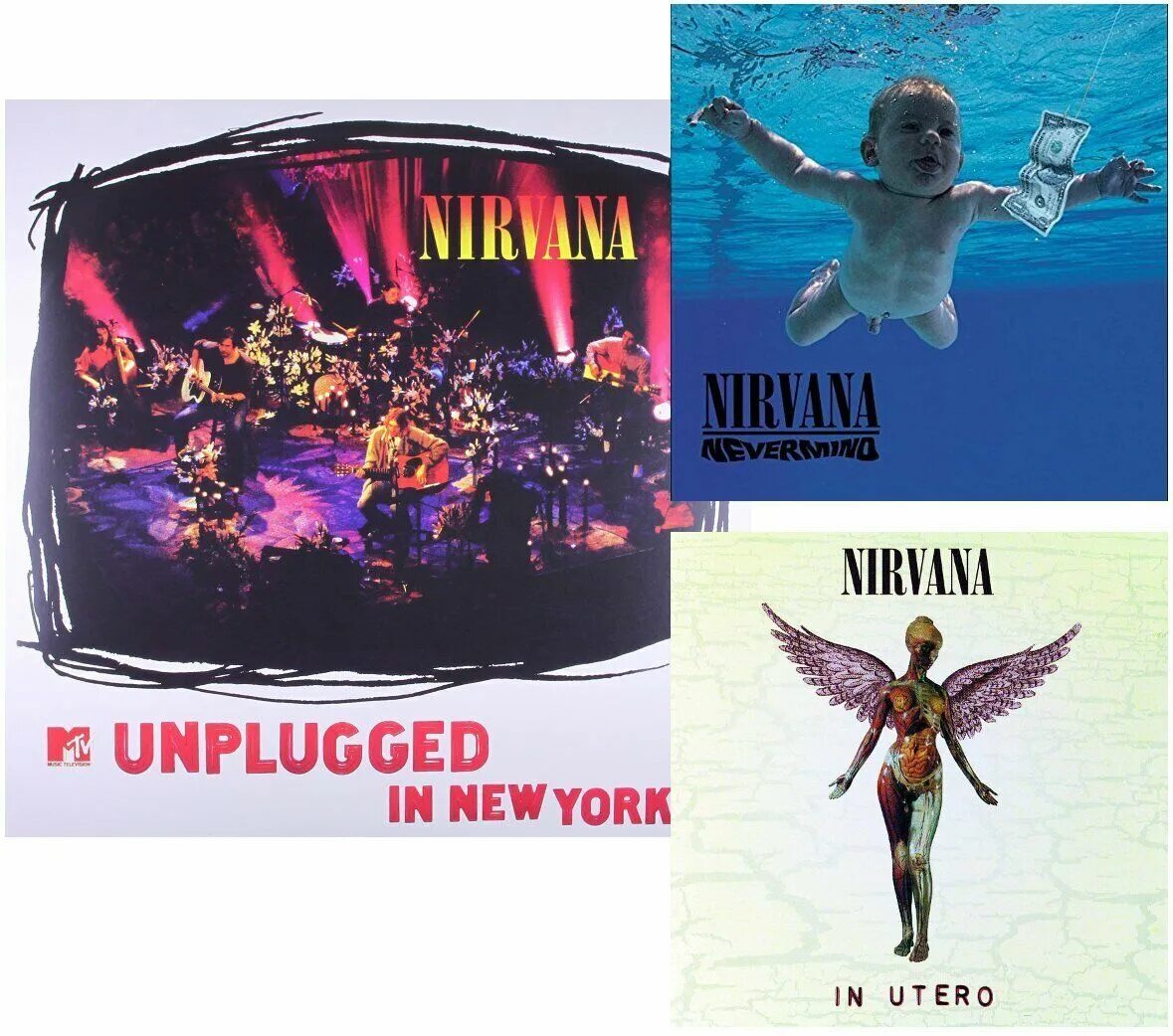Nirvana unplugged in new. Nirvana Unplugged in New York 1994. МТВ анплаггед Нирвана. Виниловая пластинка Nirvana Nirvana (2lp) 180 gram. Nirvana MTV Unplugged in New York обложка.