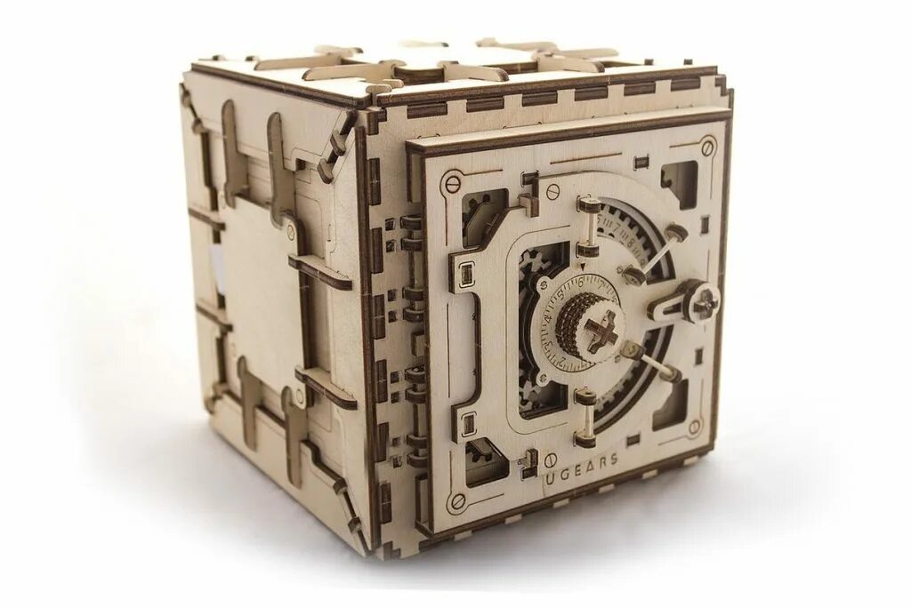 Конструктор сейф. 3d-пазл ugears «сейф». 3d-пазл ugears сейф (safe). конструктор югерс сейф. конструктор 3d-пазл ugears сейф.