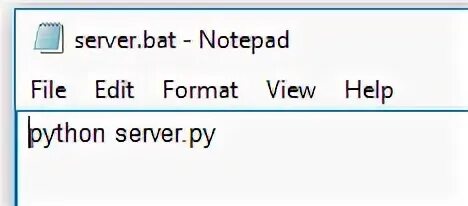 Server bat