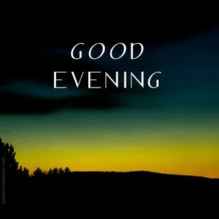 See you evening