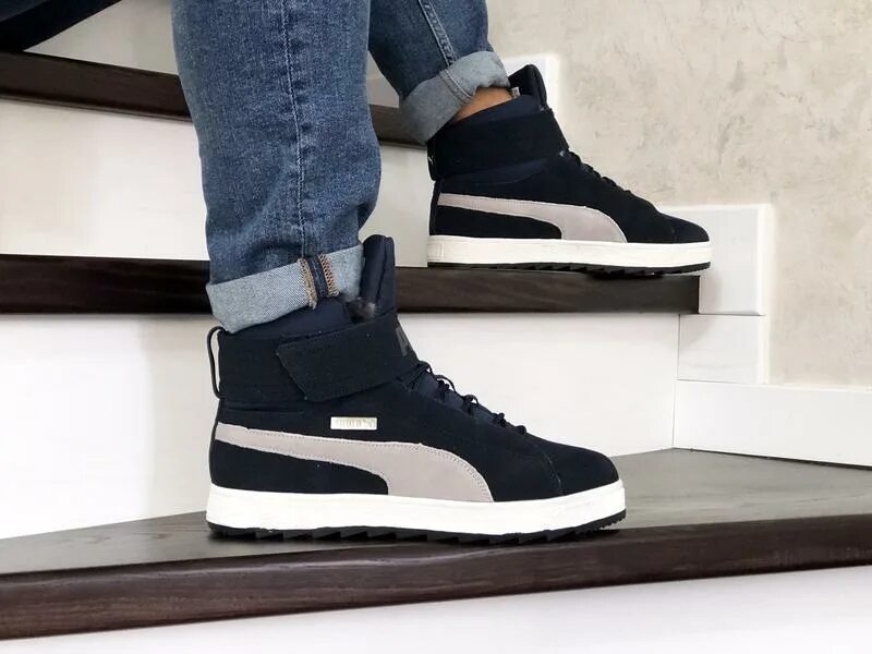 Puma suede winter. Puma suede зимние высокие. кроссовки puma suede зима. кроссовки пума мужские с мехом. Puma кроссовки suede winter.
