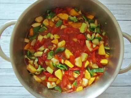 Классическое овощное рагу без мяса