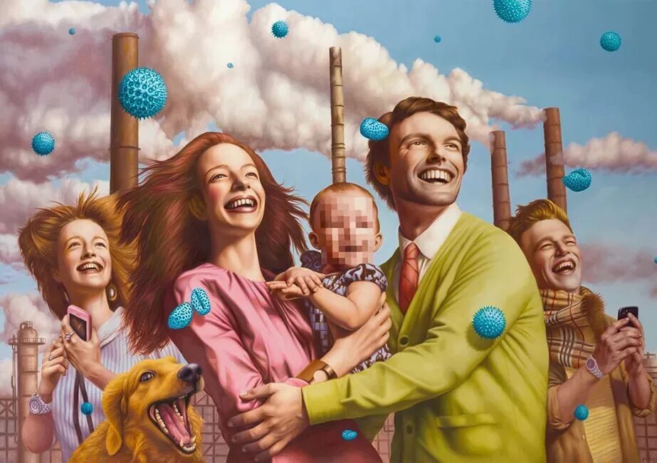Проблема общества потребления. Алекс гросс художник. alex gross художник картины. картины общество потребления алекс грос. современность иллюстрации.
