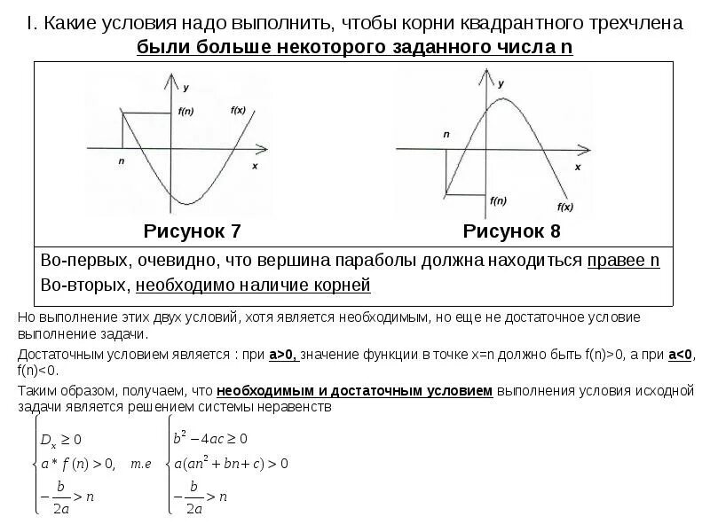 При каком значении x квадратный трехчлен. При каком значении x квадратный трехчлен
