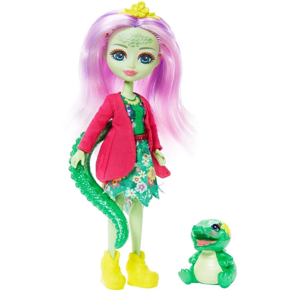 Куколку зовут. Кукла Enchantimals крокодил. Энчантималс куклы крокодил. Энчантималс куклы леопард. Кукла Энчантималс Аллигатор.