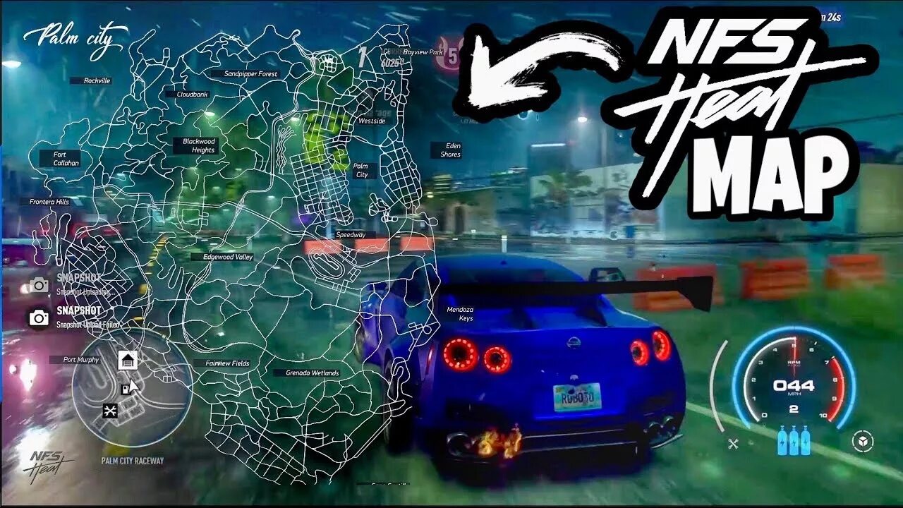 Nfs map. Need for Speed карта. Нфс Хеат карта. Карта игры NFS Heat. NFS Heat карта трофеев.