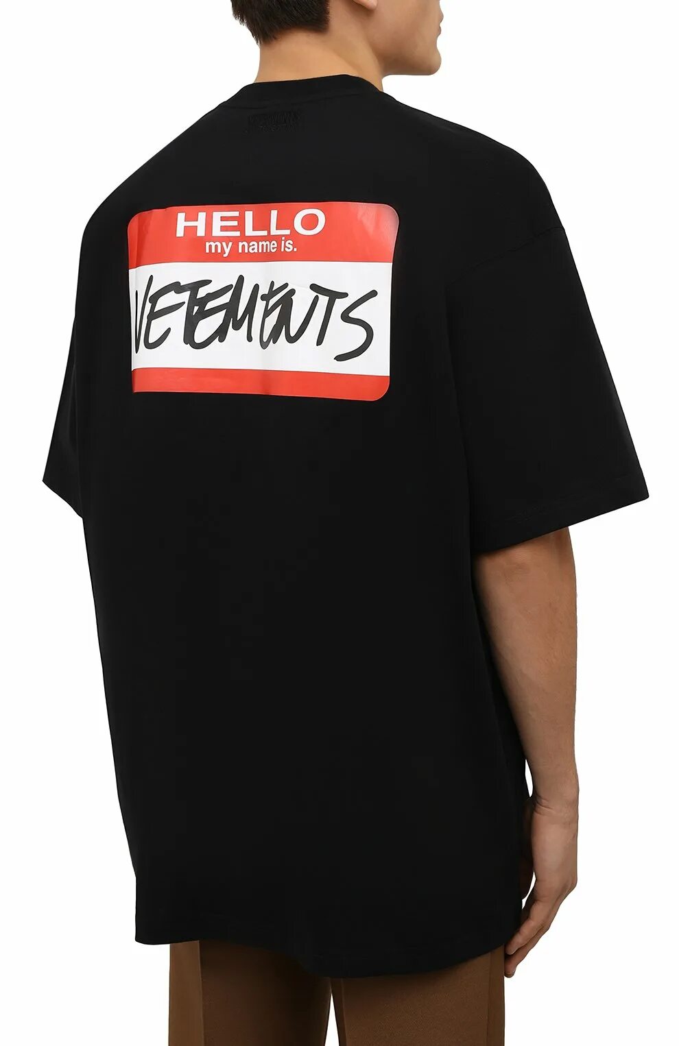 Hello vetements. Футболка my name is Vetmenes мужская. Футболка vetements мужская hello. Футболка vetements черная. Черная майка vetements.