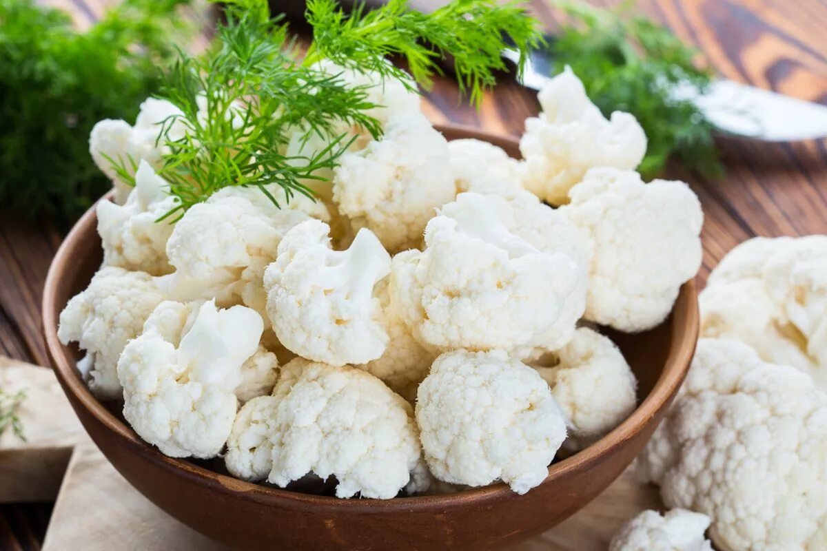 цветная капуста в горшочке